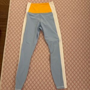 Size small Spiritual gangster blue and orange leggings